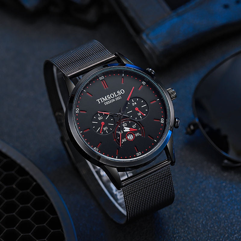 All-matching Simple And High-end Elegant Cool Ultra-thin Calendar Quartz Watch