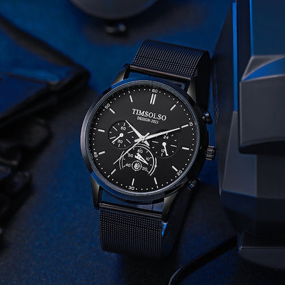 Sleek Ultra-Thin Quartz Watch